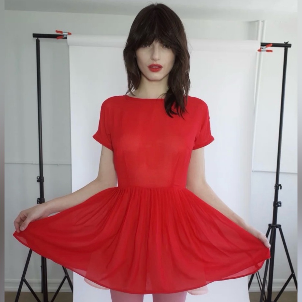 L’Ecole Des Femmes Red Dress NWT